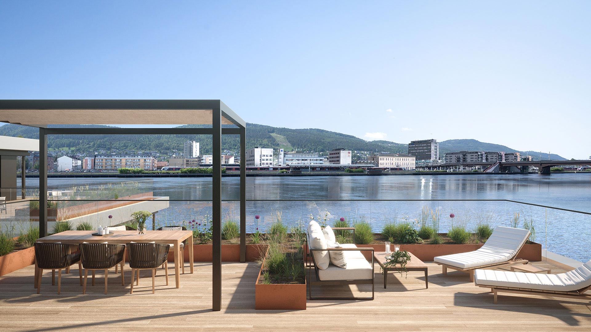 Svanegangen takterrasse
